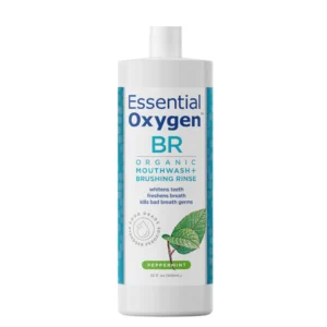 BR | Organic Mouthwash + Brushing Rinse | Peppermint 32 OZ